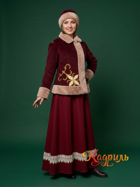 Утепленный женский костюм. Рис. 1