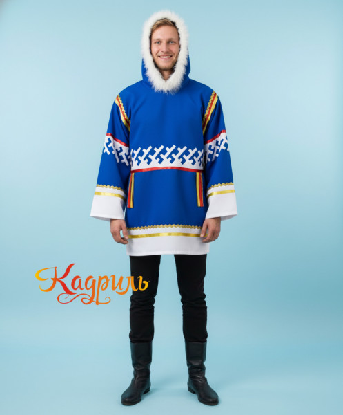 Костюм северный синий мужской. Рис. 1