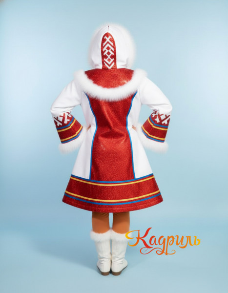 Костюм северный красно-белый. Рис. 2