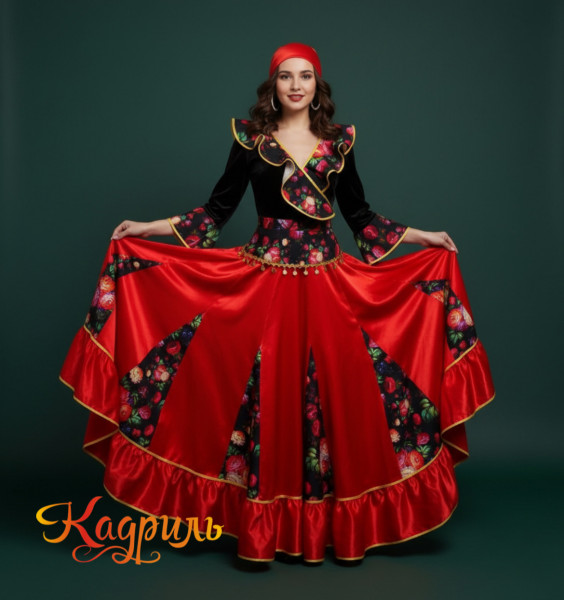 Костюм цыганский. Рис. 1