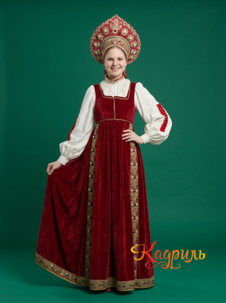 Костюм рубиновый. Рис. 1