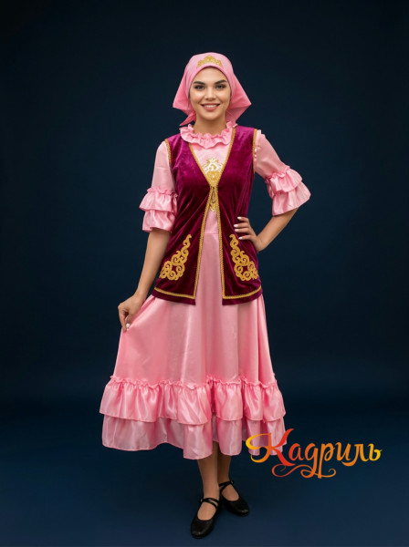 Татарский национальный костюм. Рис. 1
