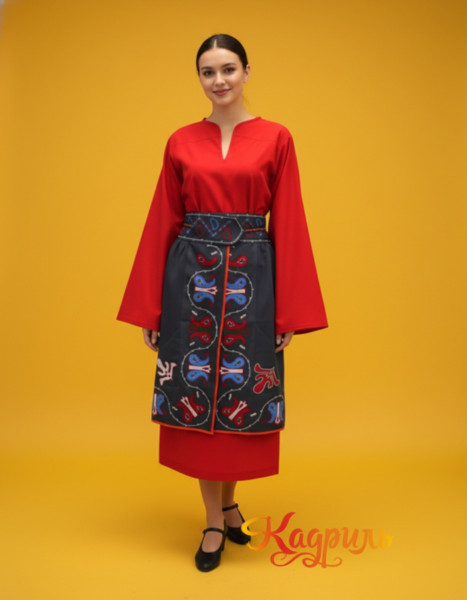 Костюм киргизский женский. Рис. 1
