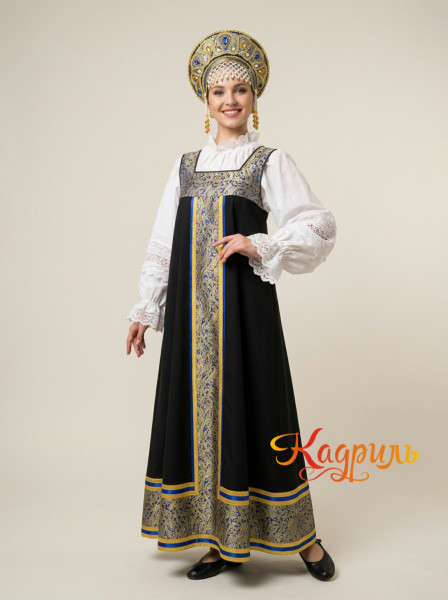 Костюм хоровой черный. Рис. 1
