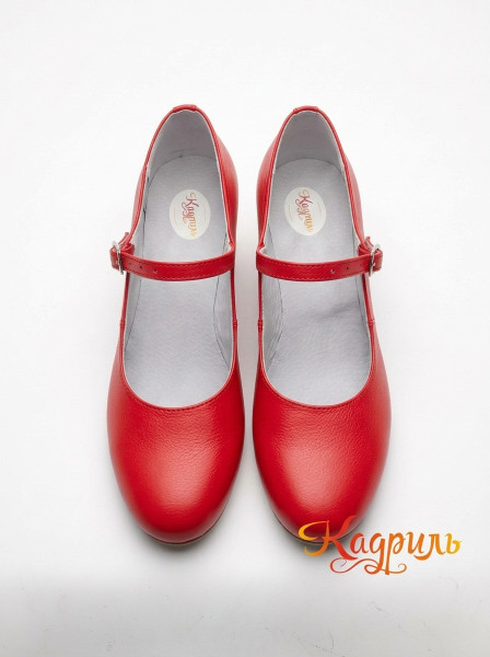 Туфли женские для народно характерного танца красные. Рис. 2