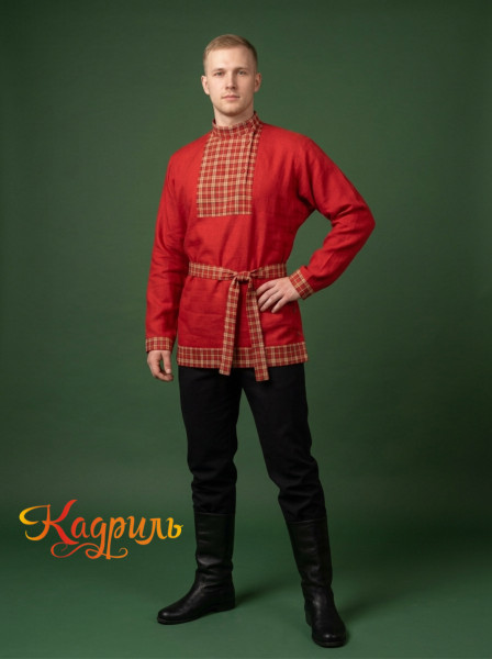 Славянская рубашка мужская. Рис. 1