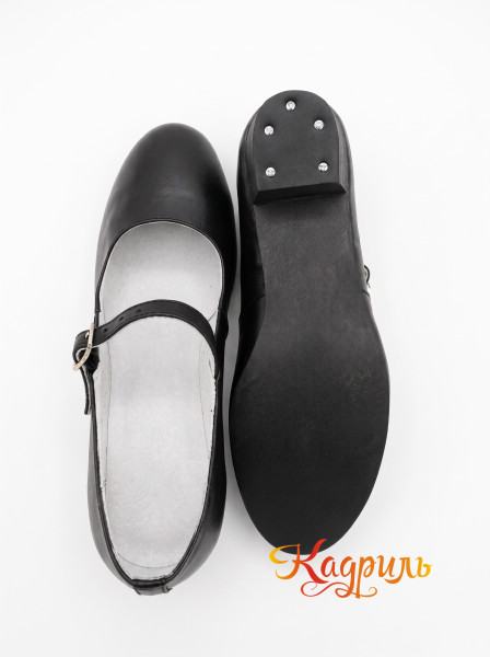 Туфли для народных танцев черные. Рис. 2