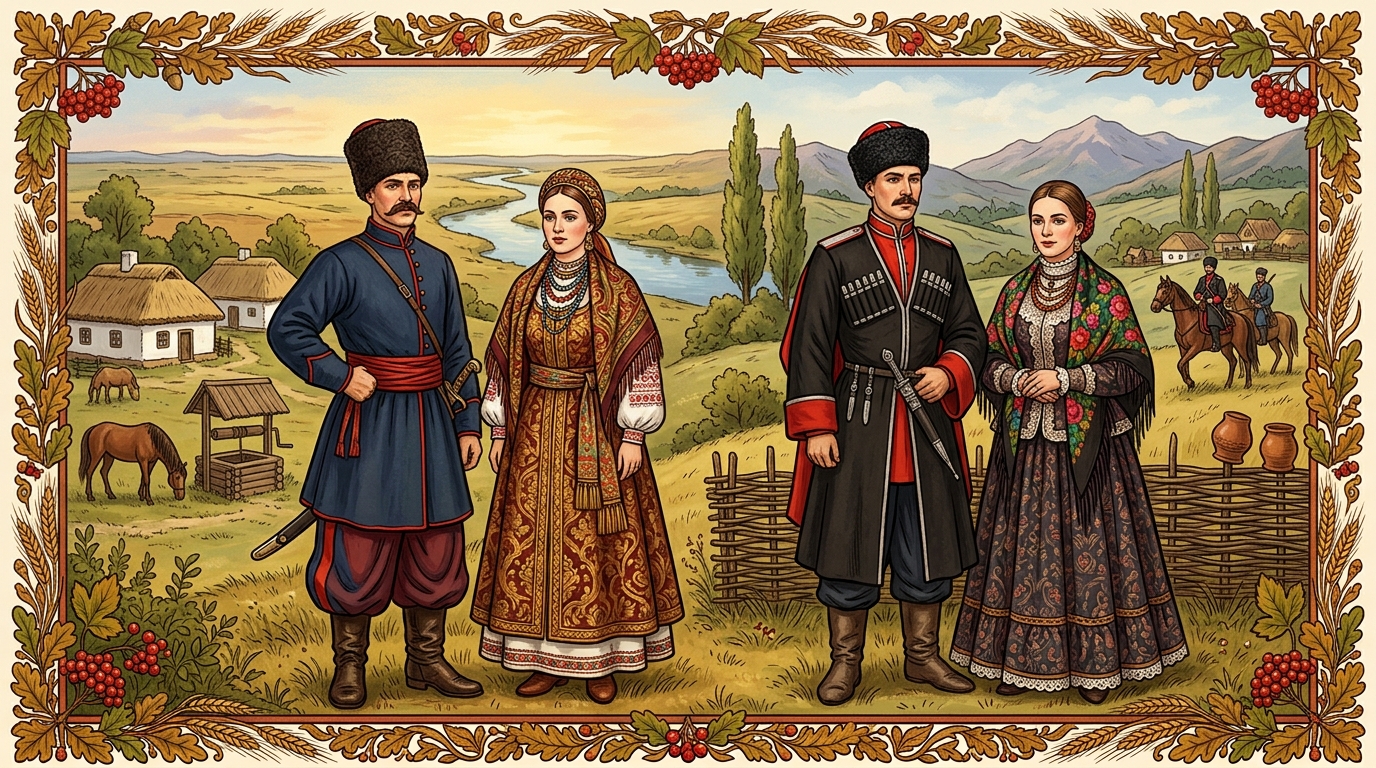 История казачьей одежды: традиции донских и кубанских казаков