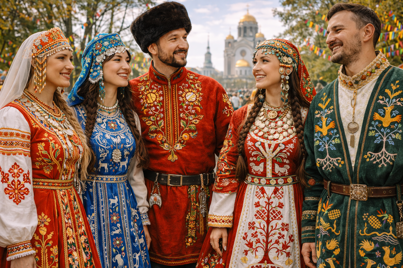 Символика в народных костюмах Екатеринбурга: элементы, связанные с природой и духовными практиками