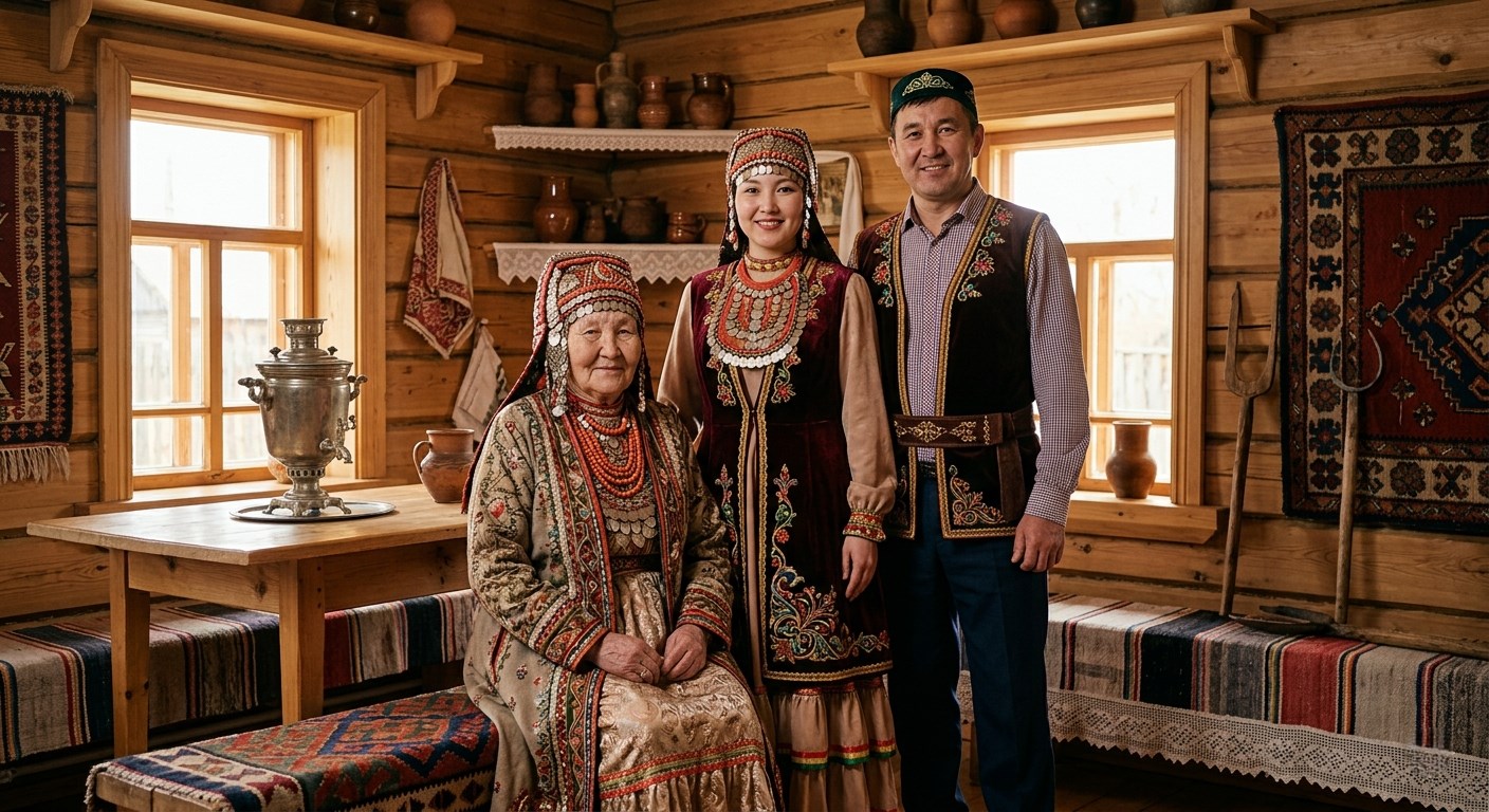 Башкирский национальный костюм: история и особенности