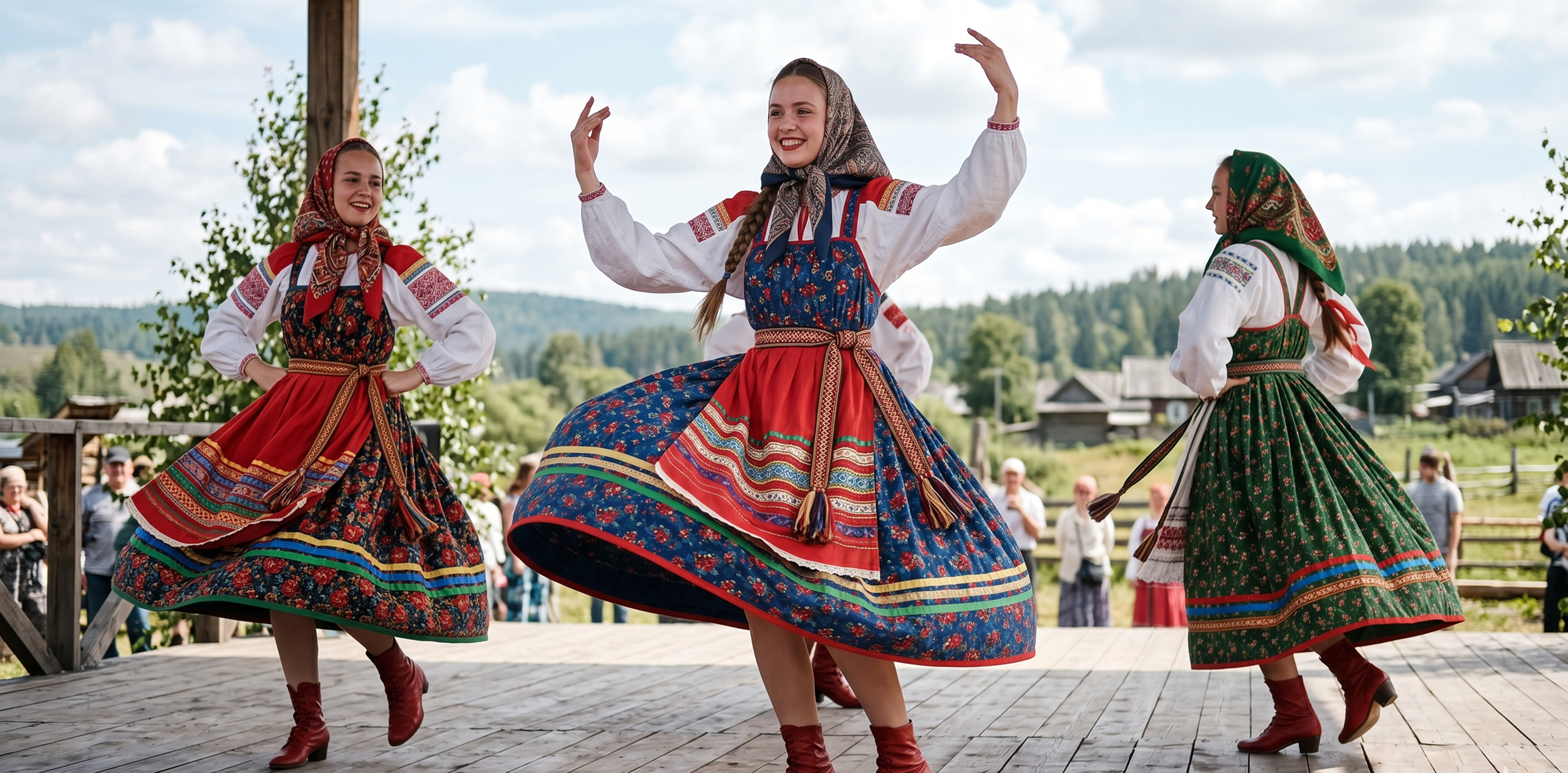 Женский народный костюм Урала: сарафаны, платки, пояса и их роль в танцевальном образе
